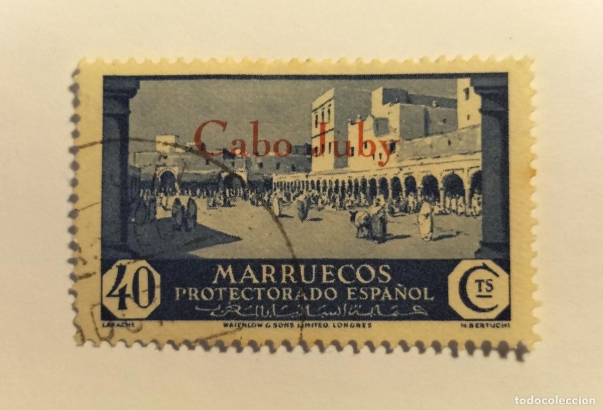Sellos: SELLO CABO JUBY - COLONIA ESPA&Ntilde;OLA - 1934 - 1936 - EDIFIL 65.