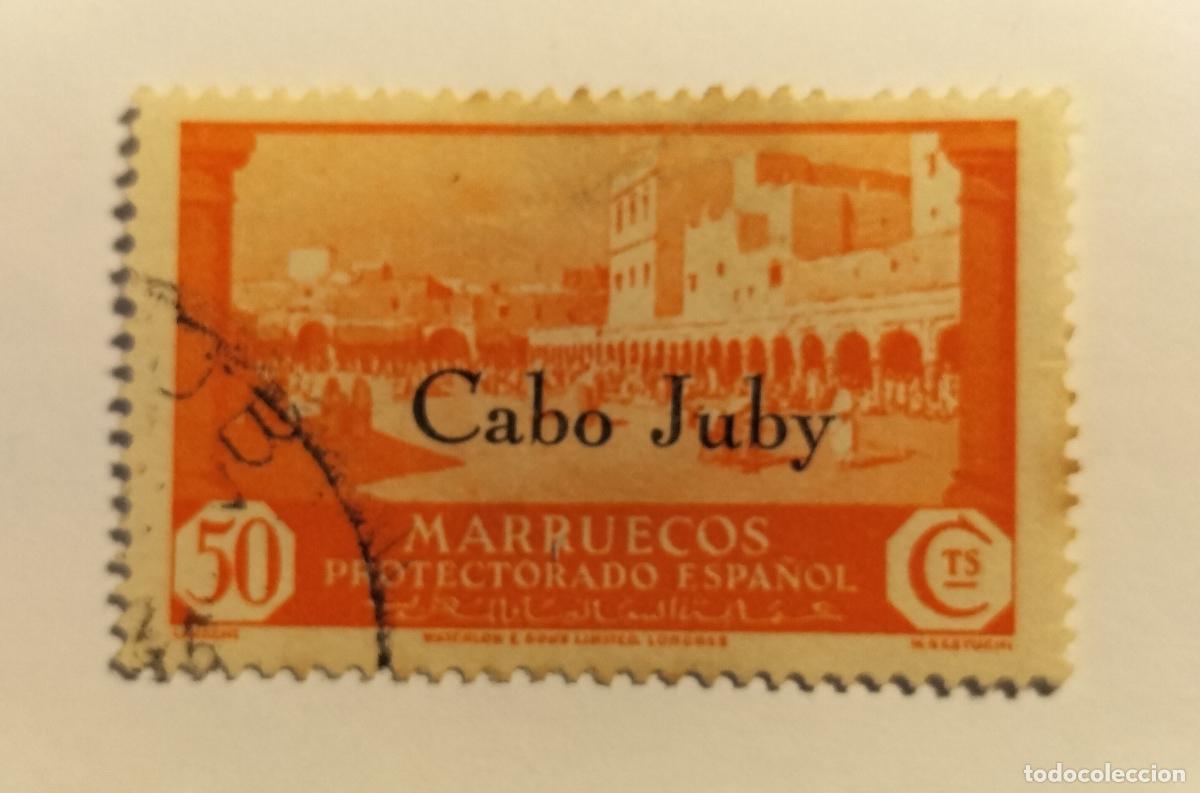 Sellos: SELLO CABO JUBY - COLONIA ESPA&Ntilde;OLA - 1934 - 1936 - EDIFIL 66.