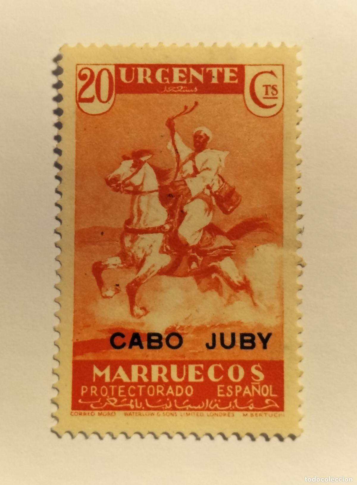 Sellos: SELLO CABO JUBY - COLONIA ESPA&Ntilde;OLA - 1935 - 1936 - EDIFIL 78.