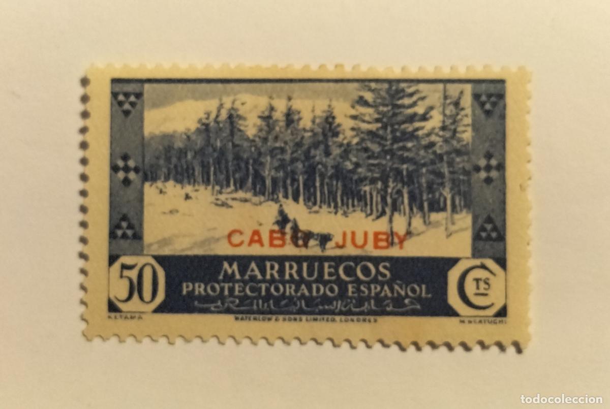 Sellos: SELLO CABO JUBY - COLONIA ESPA&Ntilde;OLA - 1935 - 1936 - EDIFIL 82.