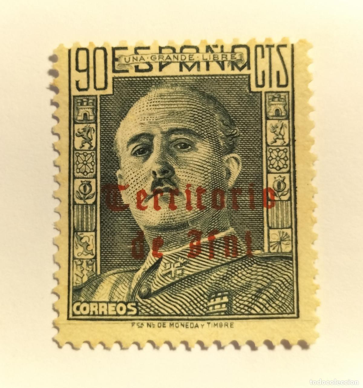 Sellos: SELLO AIFNI- COLONIA ESPA&Ntilde;OLA - 1948-49- EDIFIL 49