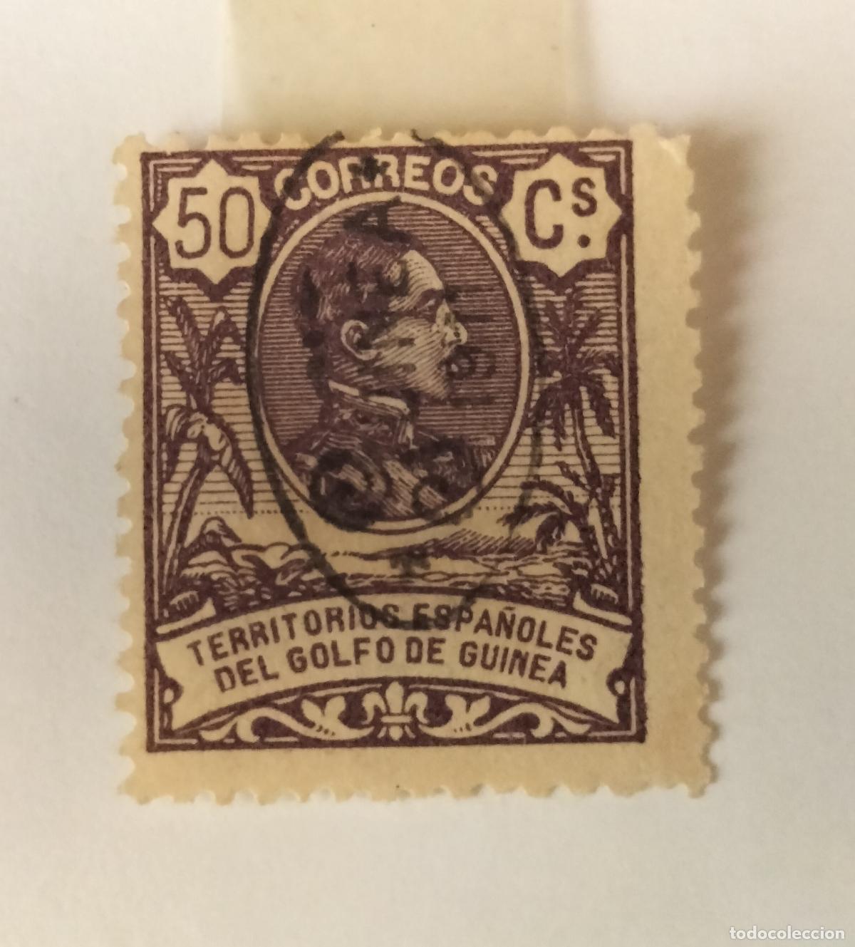 Sellos: SELLO GUINEA- COLONIA ESPA&Ntilde;OLA - ALFONSO XIII - 1911- EDIFIL 81