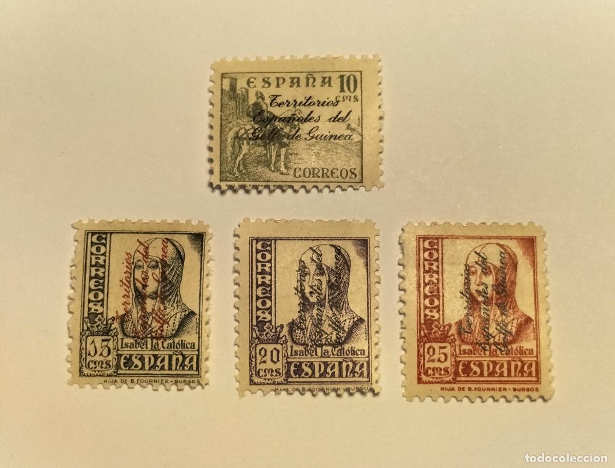 Sellos: SELLO GUINEA- COLONIA ESPA&Ntilde;OLA - 1939- EDIFIL 256 al 259 (completa).