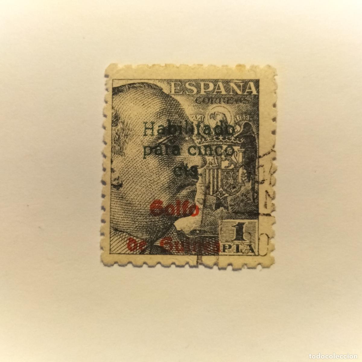 Sellos: SELLO GUINEA- COLONIA ESPA&Ntilde;OLA - 1949 - EDIFIL 273 A.