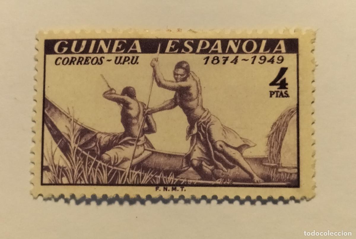 Sellos: SELLO GUINEA- COLONIA ESPA&Ntilde;OLA - 1949 - EDIFIL 275.