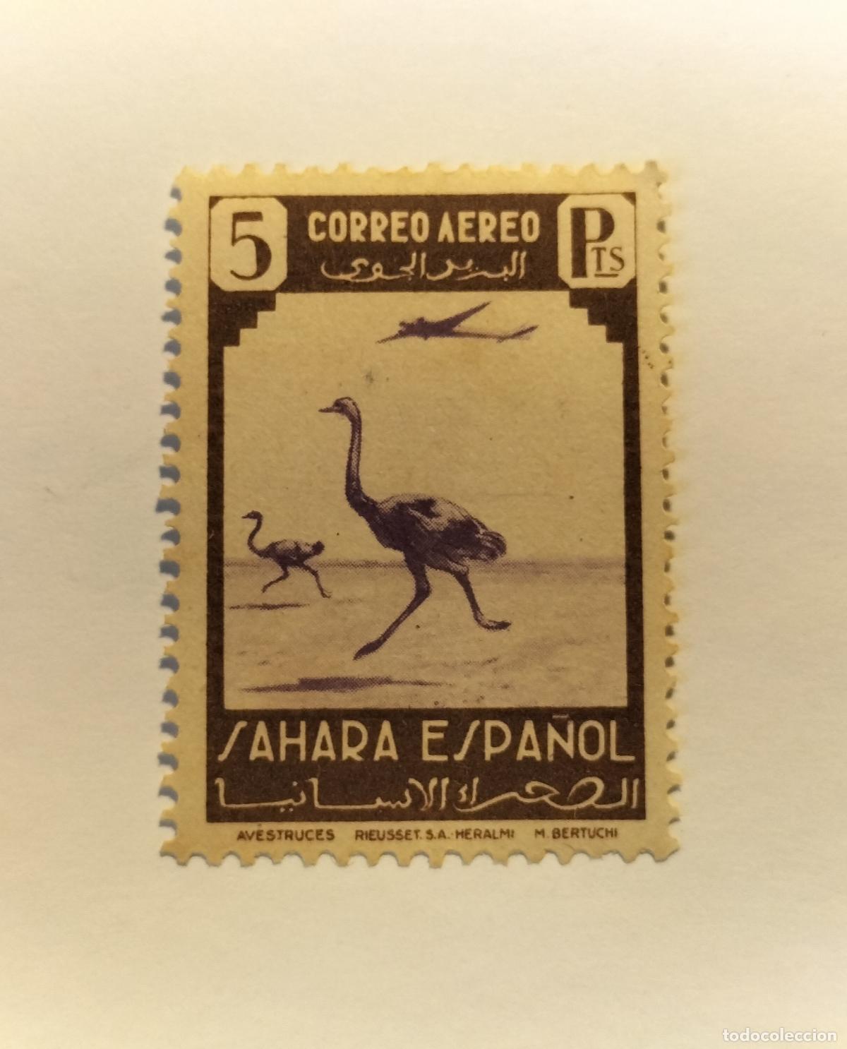 Sellos: SELLO SAHARA ESPA&Ntilde;OL 1943- EDIFIL 81.