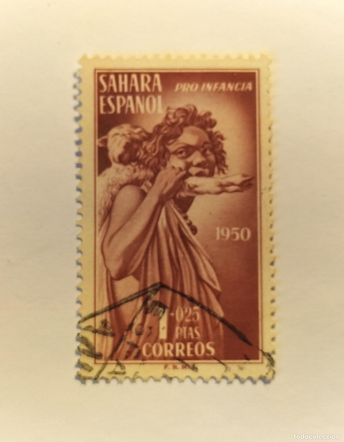 Sellos: SELLO SAHARA ESPA&Ntilde;OL 1949- EDIFIL 84.