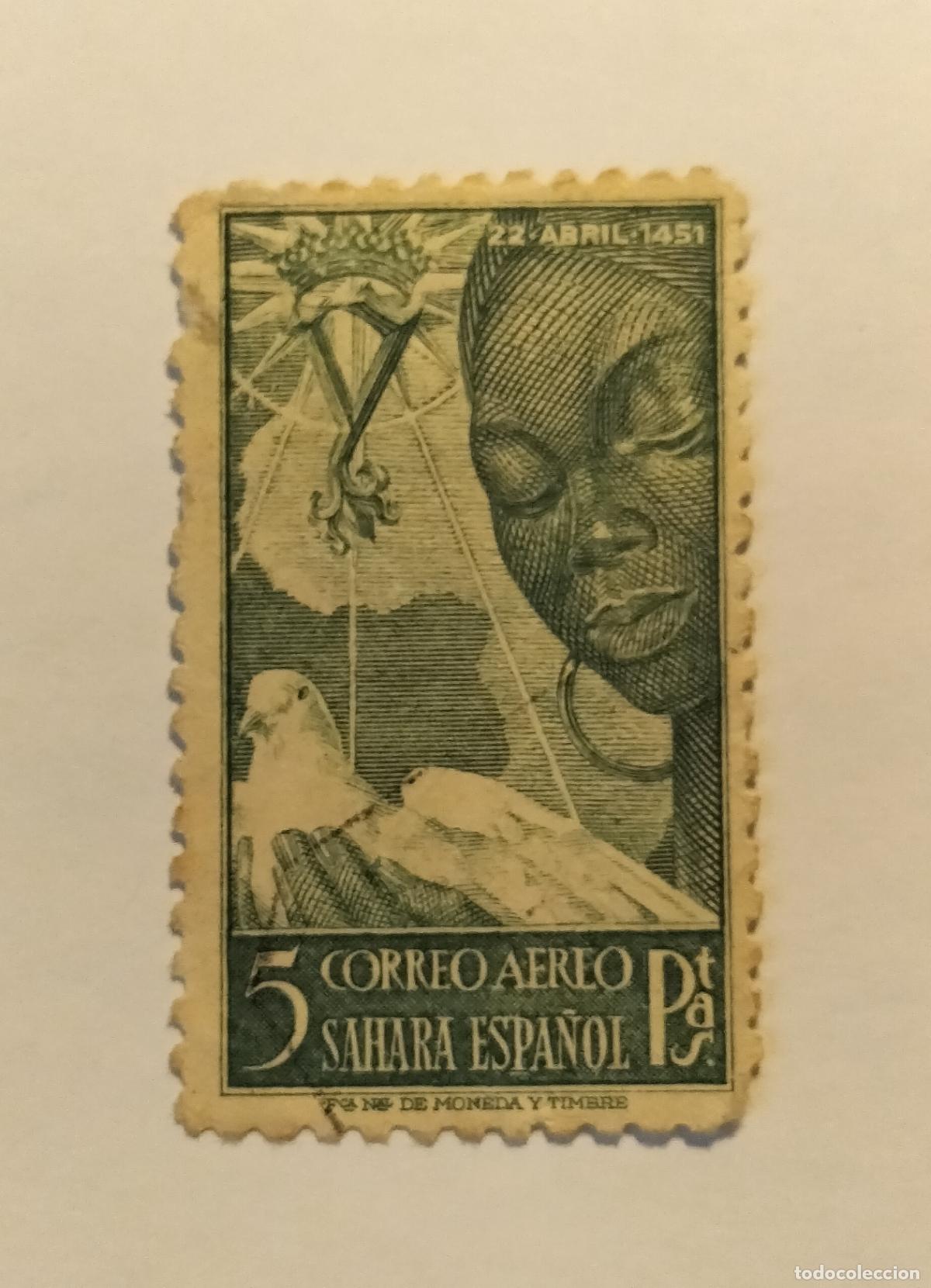 Sellos: SELLO SAHARA ESPA&Ntilde;OL 1951- EDIFIL 87.