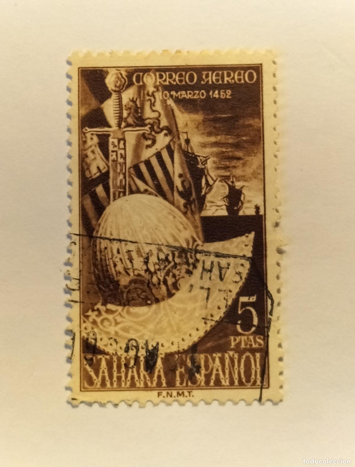 Sellos: SELLO SAHARA ESPA&Ntilde;OL 1952- EDIFIL 97.