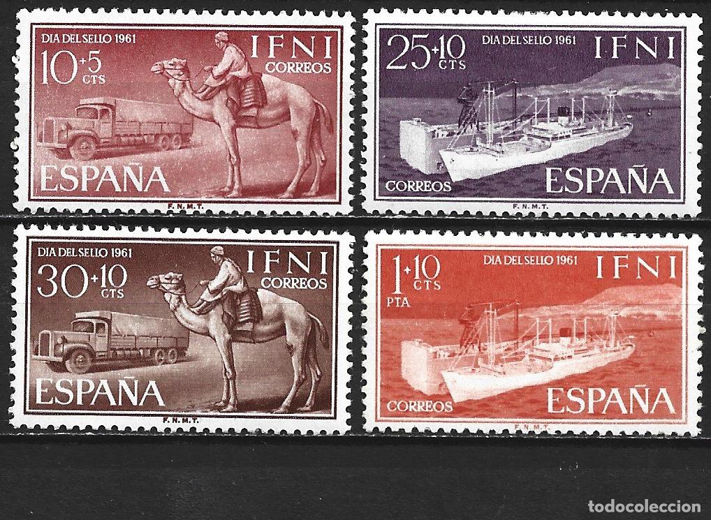 Sellos: IFNI EDIFIL NUM. 183/186 ** SERIE COMPLETA SIN FIJASELLOS
