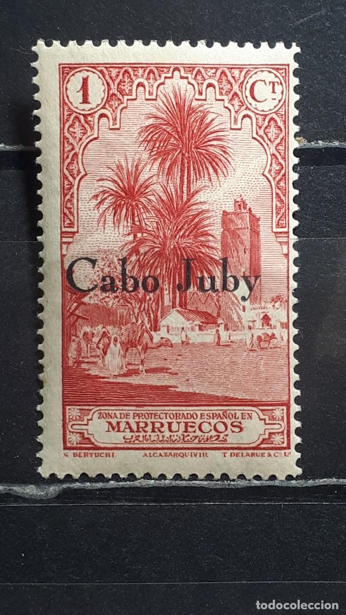 Sellos: CABO JUBY. A&Ntilde;O 1934. *. EDIFIL 60.