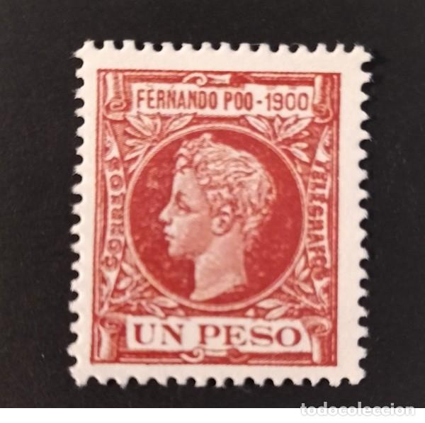 Sellos: Edifil 92 MNH FERNANDO POO 1900 Colonias Espa&ntilde;a