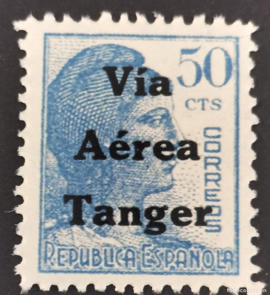 Sellos: Edifil 136 TANGER MNH Colonias Espa&ntilde;a 1938