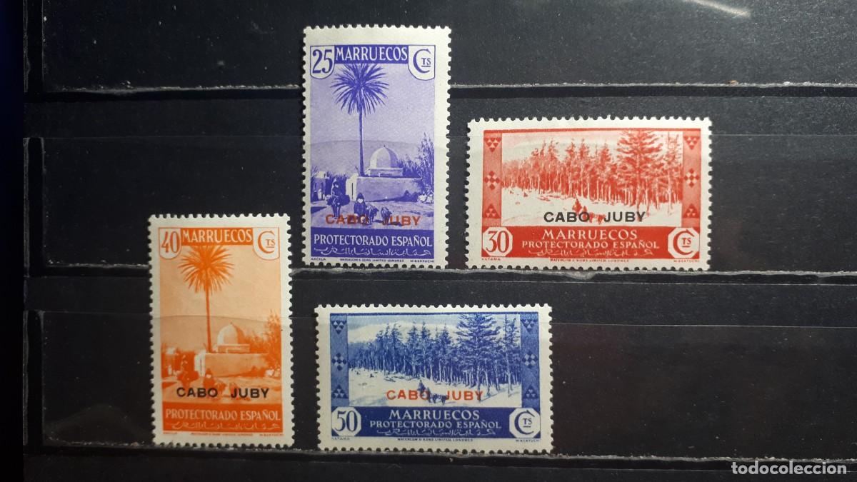 Sellos: CABO JUBY. A&Ntilde;O 1935-7. *. EDIFIL 79/82