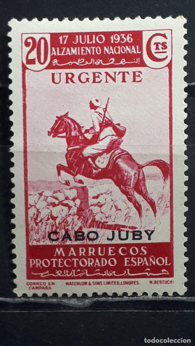 Sellos: CABO JUBY. A&Ntilde;O 1937. *. EDIFIL 101