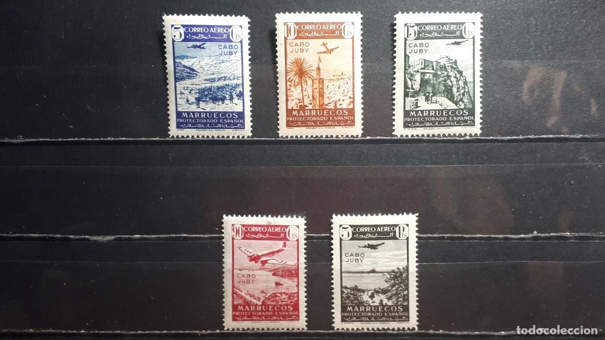 Sellos: CABO JUBY. A&Ntilde;O 1942. *. EDIFIL 133/7