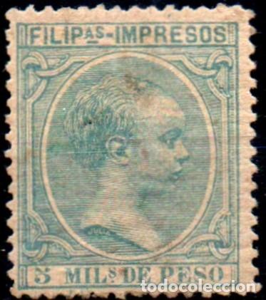 Sellos: Filipinas n&ordm; 90. A&ntilde;o 1891/93
