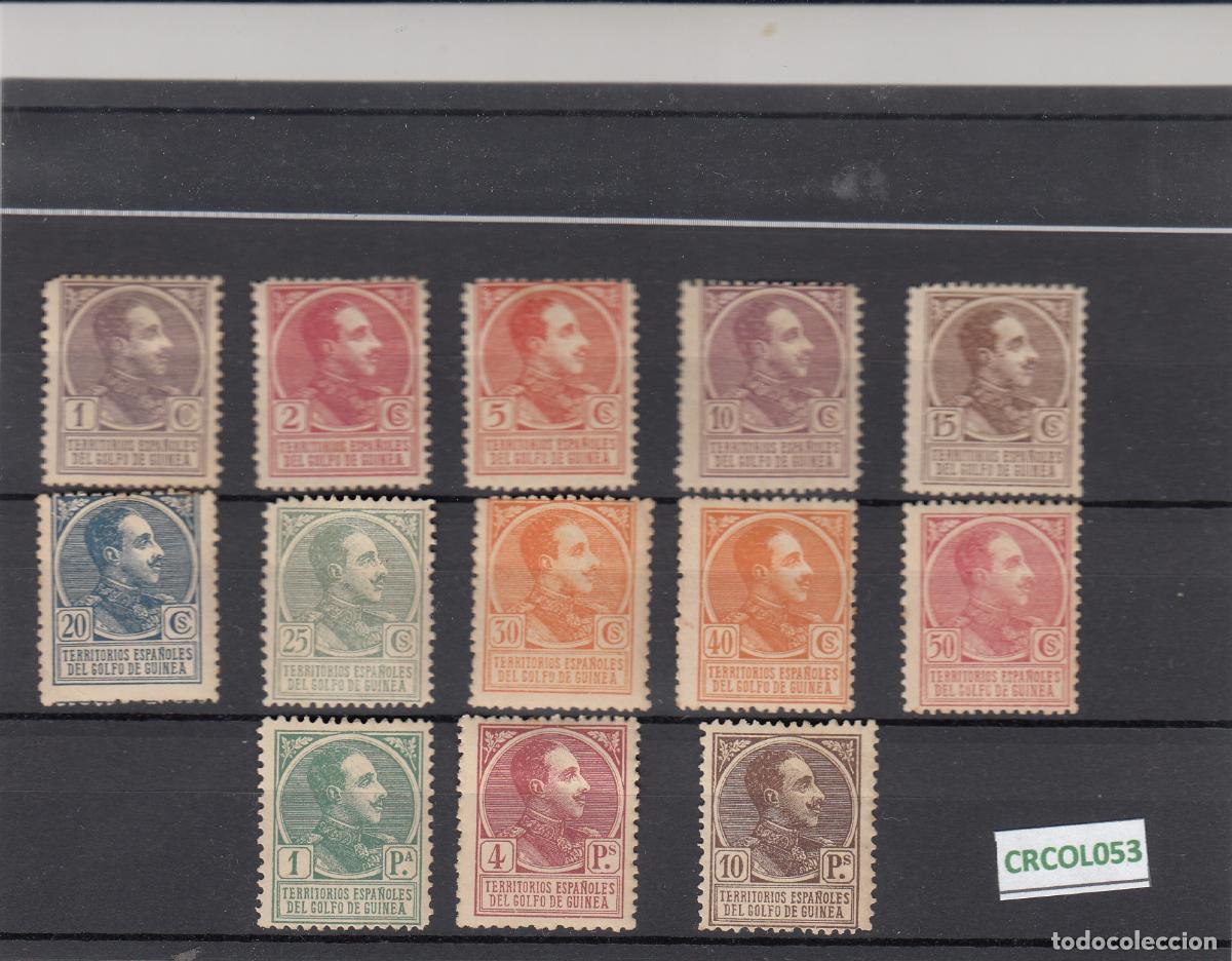 Sellos: CRCOL053 SELLOS COLONIA GUINEA CAT 128-40X CON CHARNELA