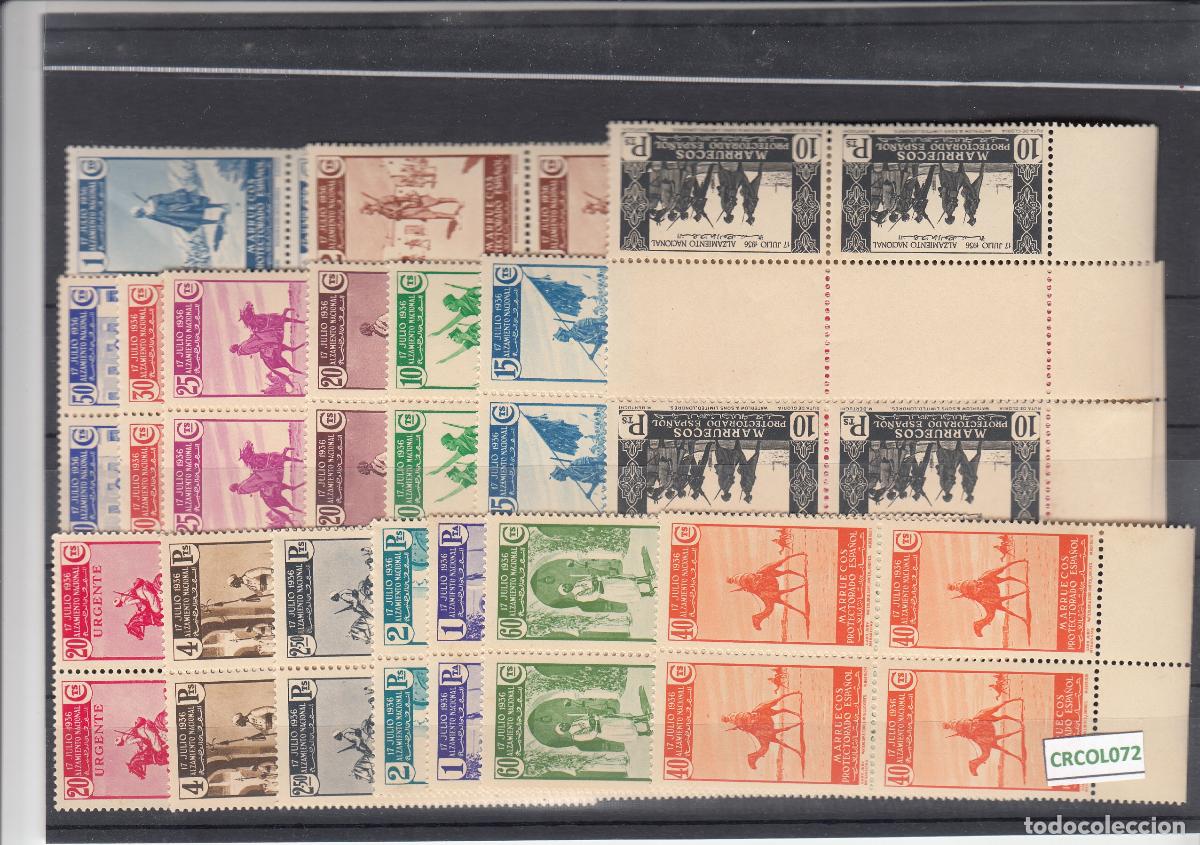 Sellos: CRCOL072 SELLOS COLONIA MARRUECOS CAT 169-85XX SIN CHARNELA BLOQUES DE 4