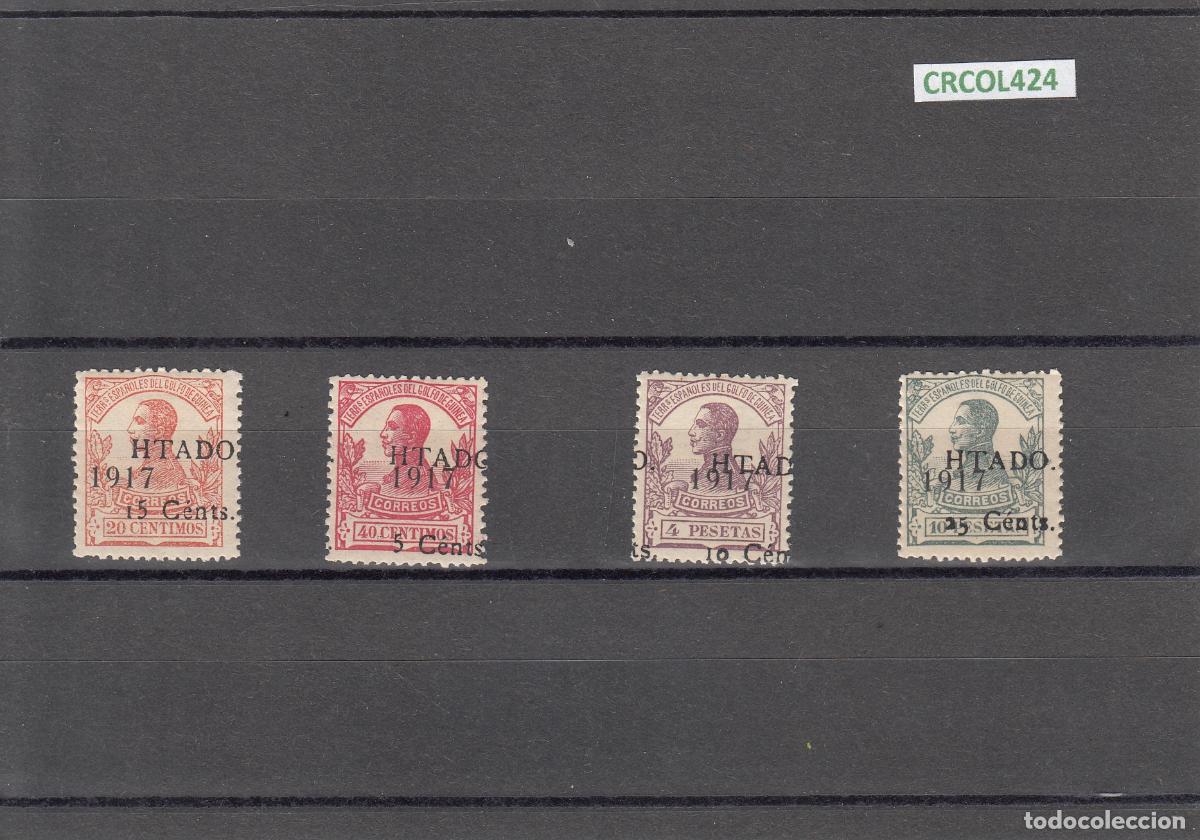 Sellos: CRCOL424 SELLOS COLONIA GUINEA N&ordm; CAT 124-7 XX LUJO SIN CHARNELA