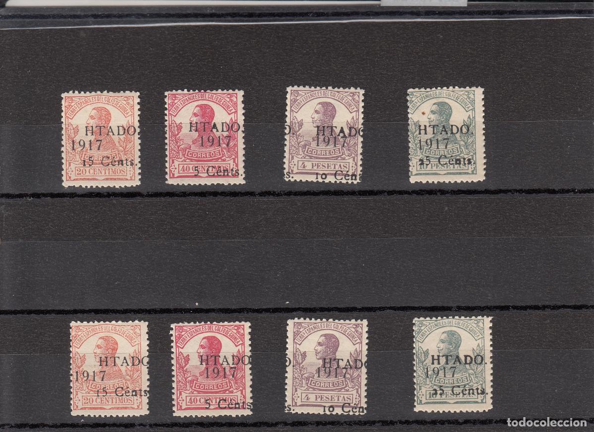 Sellos: CRCOL425 SELLOS COLONIA GUINEA N&ordm; CAT 124-7 XX SIN CHARNELA
