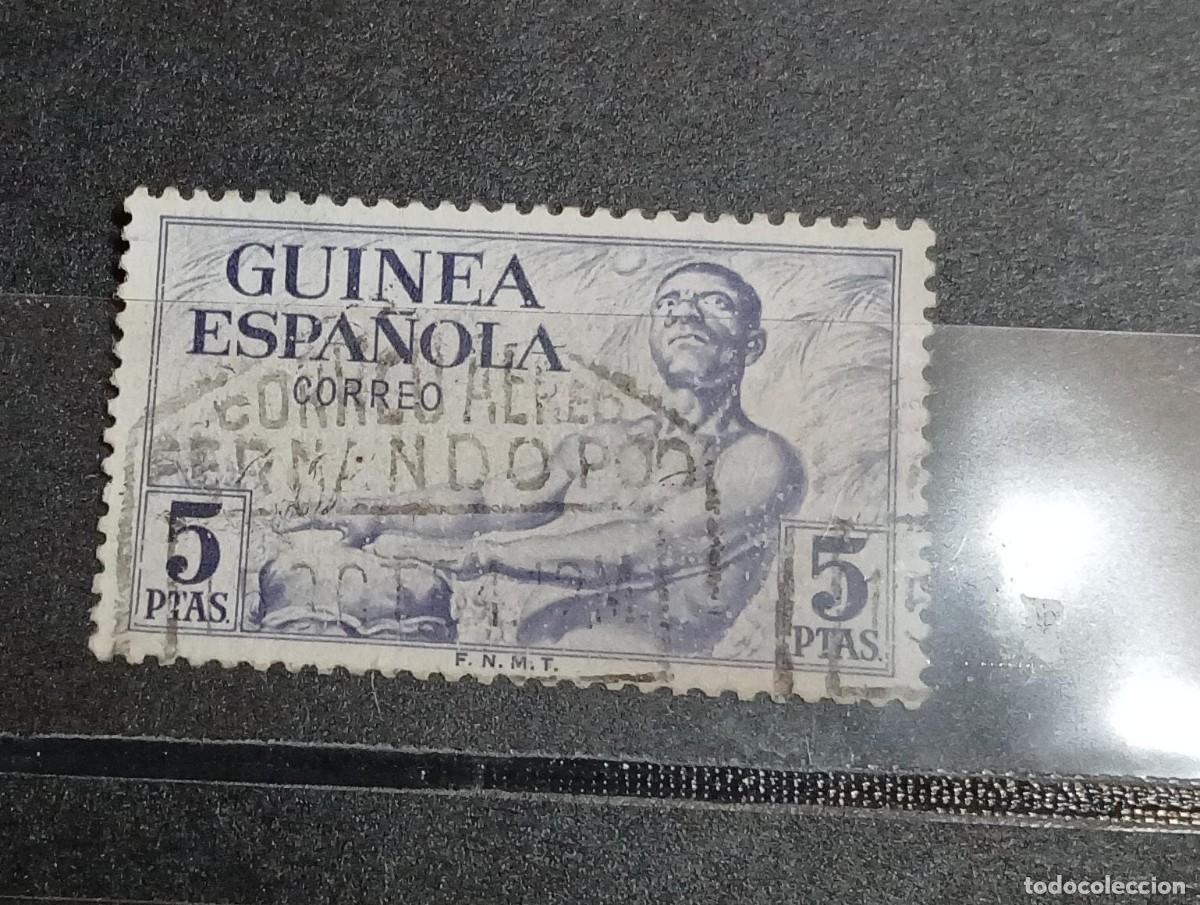 Francobolli: Guinea espa&ntilde;ola 5pesetas