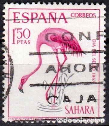 Sellos: 1967 - SAHARA - DIA DEL SELLO - FLAMENCO COMUN - EDIFIL 263