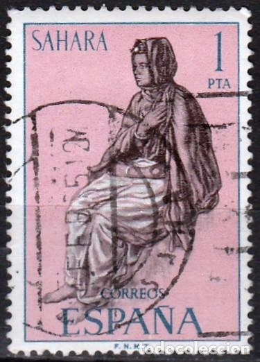 Sellos: 1972 - SAHARA - TIPOS INDIGENAS - EDIFIL 297