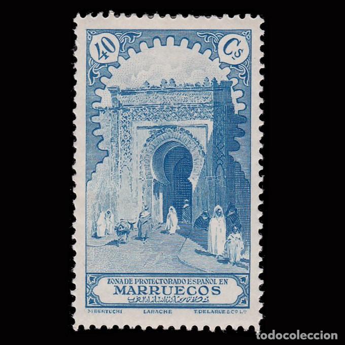 Sellos: MARRUECOS ESPA&Ntilde;OL.1928. 40c. Nuevo*. EDIFIL 113 + OBSEQUIO.