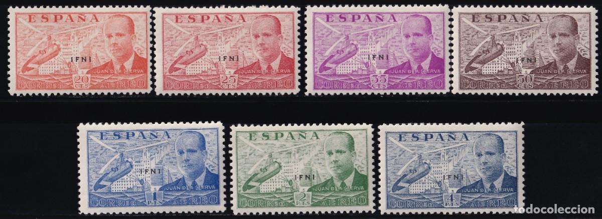 Sellos: IFNI, 1941 EDIFIL N&ordm; 15A / 15G, /**/