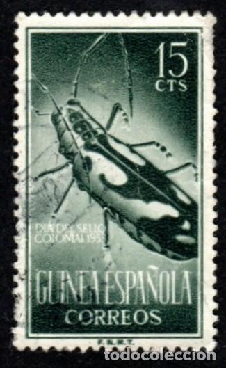 Sellos: Guinea Espa&ntilde;ola. Pro-Ind&iacute;genas. 1957. Edifil-365/367. S. completa. Usados