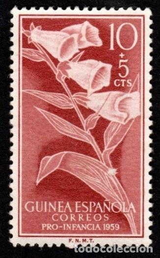 Sellos: Guinea Espa&ntilde;ola. Pro-Infancia. 1959. Edifil-391. Usado