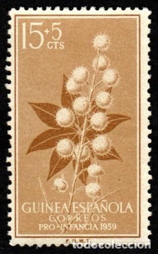 Sellos: Guinea Espa&ntilde;ola. Pro-Ind&iacute;genas. 1956. Edifil-359. Usados