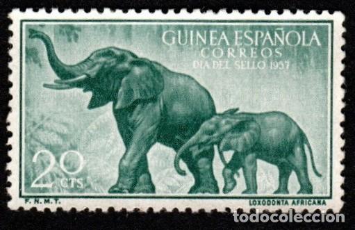 Sellos: Guinea Espa&ntilde;ola. D&iacute;a del Sello. 1957. Edifil-369-371-372. Usados