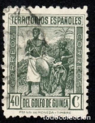 Sellos: Guinea Espa&ntilde;ola. D&iacute;a del Sello. 1931. Edifil-266. Usado