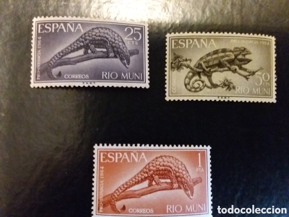 Sellos: RIO MUNI SERIE COMPLETA 1964 MEJOR VER FOTO