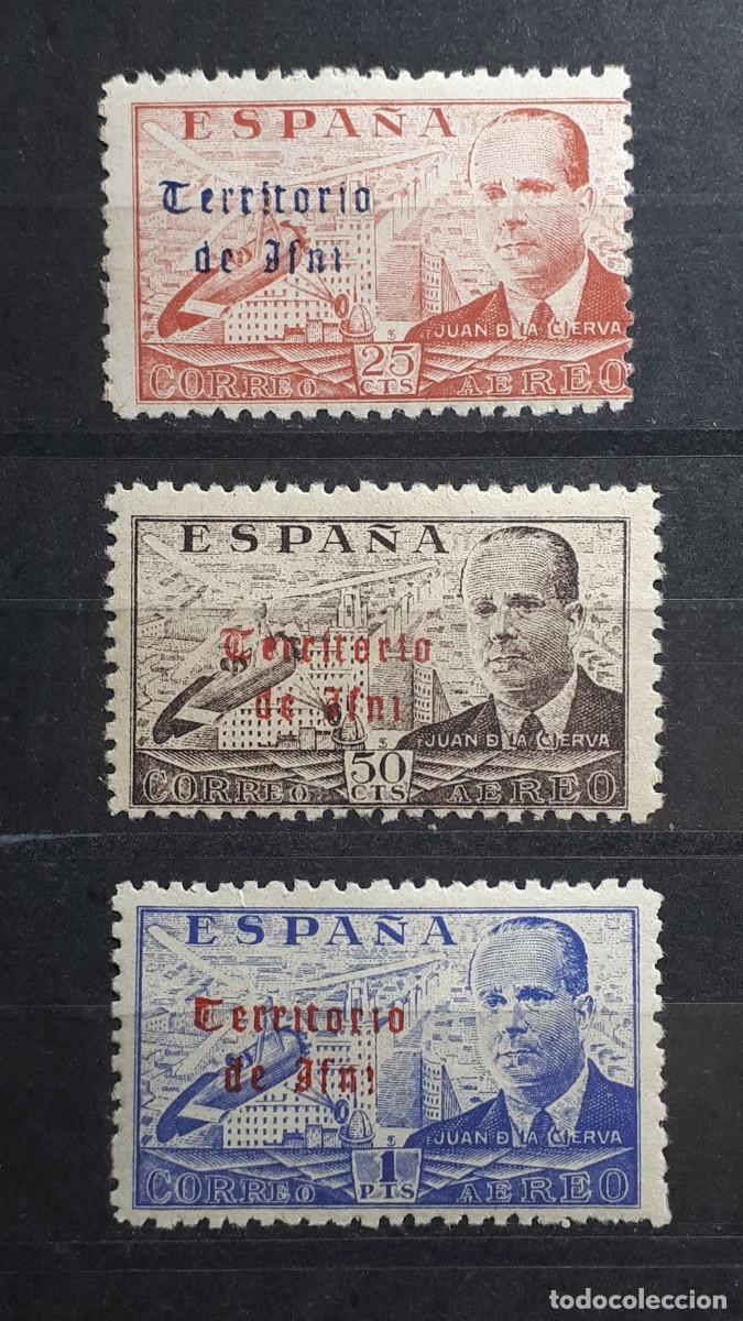 Sellos: IFNI. A&Ntilde;O 1949. *. EDIFIL 59/61