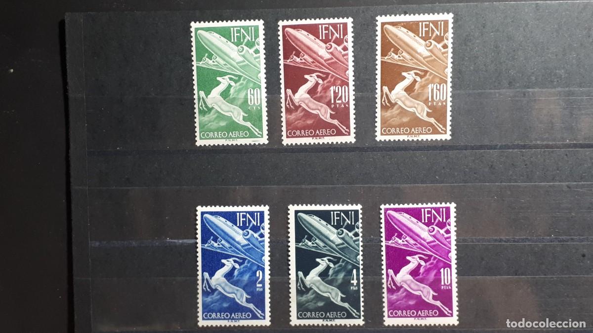 Sellos: IFNI. A&Ntilde;O 1953. *. EDIFIL 89/94