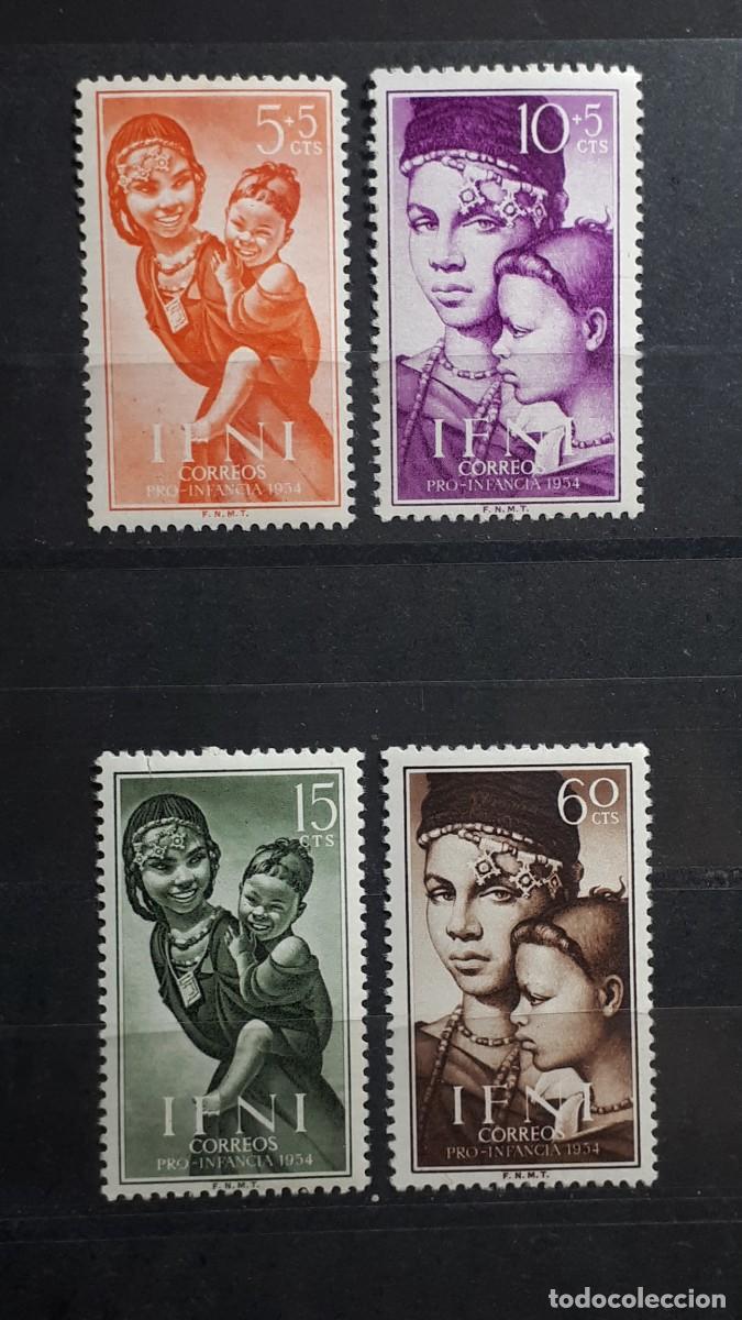 Sellos: IFNI. A&Ntilde;O 1954. *. EDIFIL 114/7