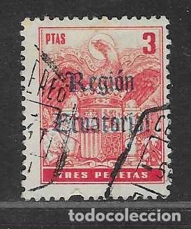 Stamps: GUINEA ECUATORIAL- 3 PTAS-FISCAL HABILITADO- REGION ECUATORIAL- VER FOTOS