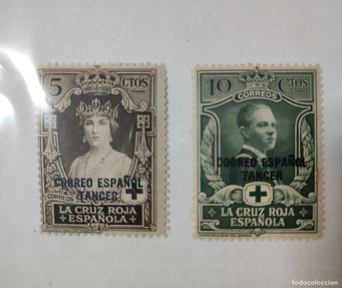 Sellos: ESPA&Ntilde;A- TANGER .1926. E- 25/26* NUEVOS CON CHARNELA. FOTO. 840