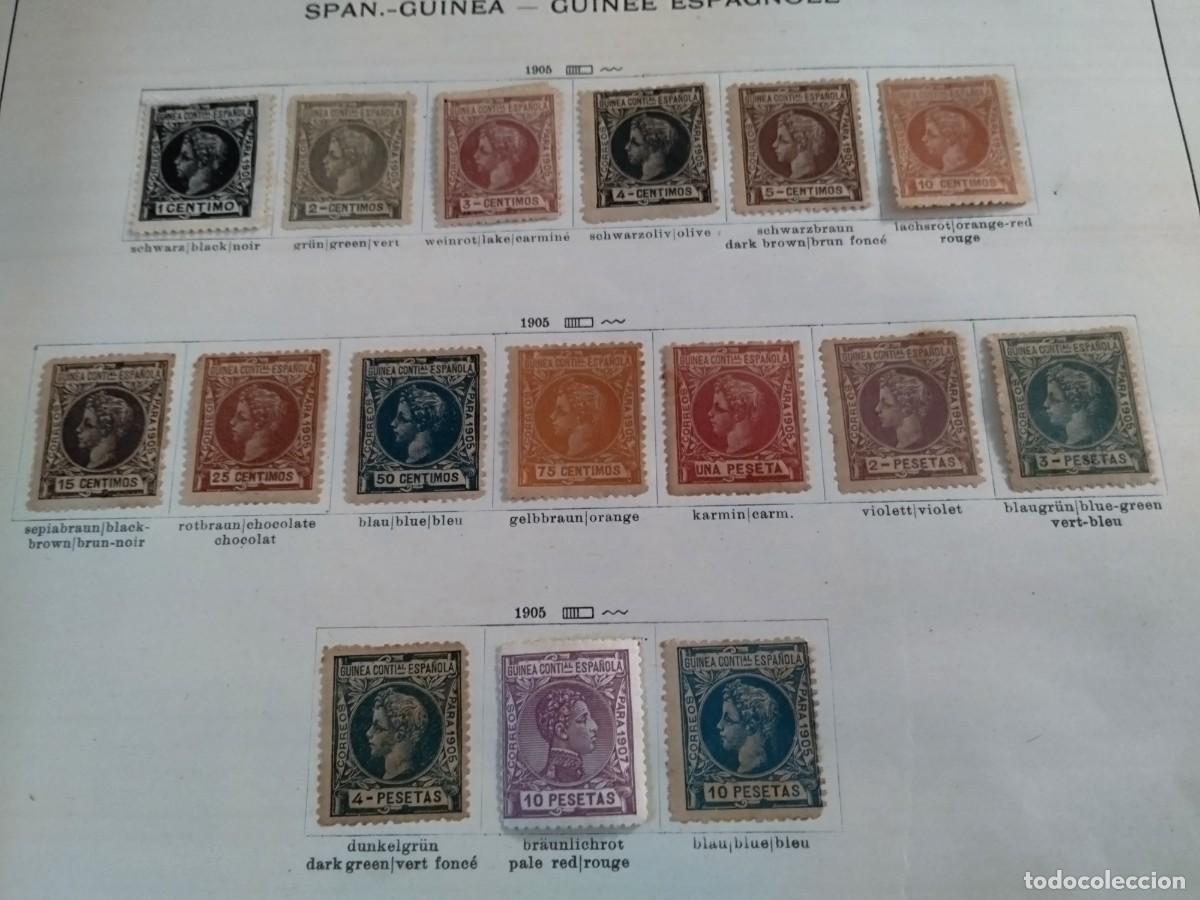 Sellos: Sellos colonias espa&ntilde;olas guinea