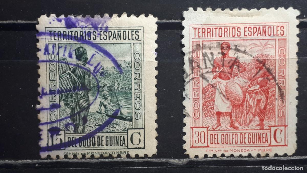Selos: GUINEA. A&Ntilde;O 1934. &deg;. EDIFIL 248/9