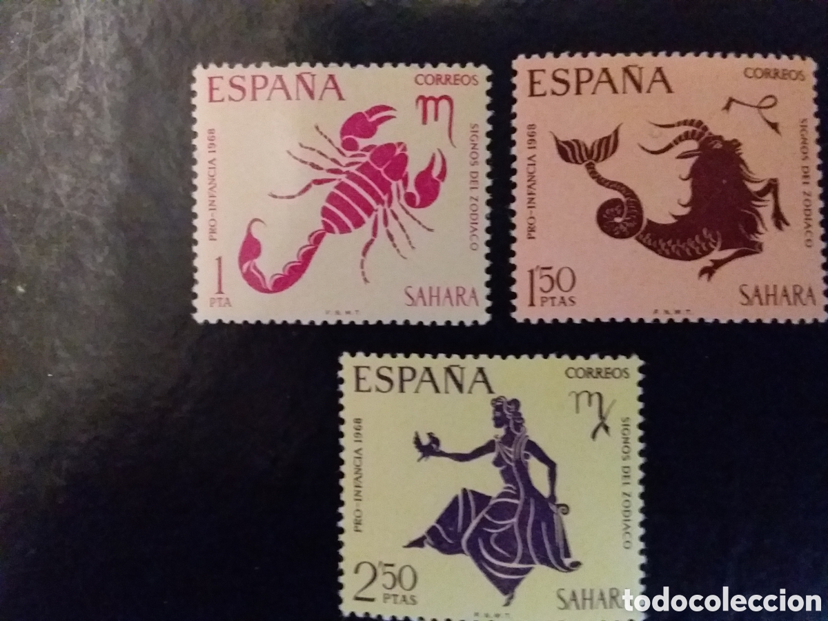 Sellos: SERIE COMPLETA SELLOS MNH ** 1968