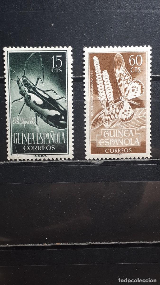 Sellos: GUINEA. A&Ntilde;O 1953. *. EDIFIL 332/3