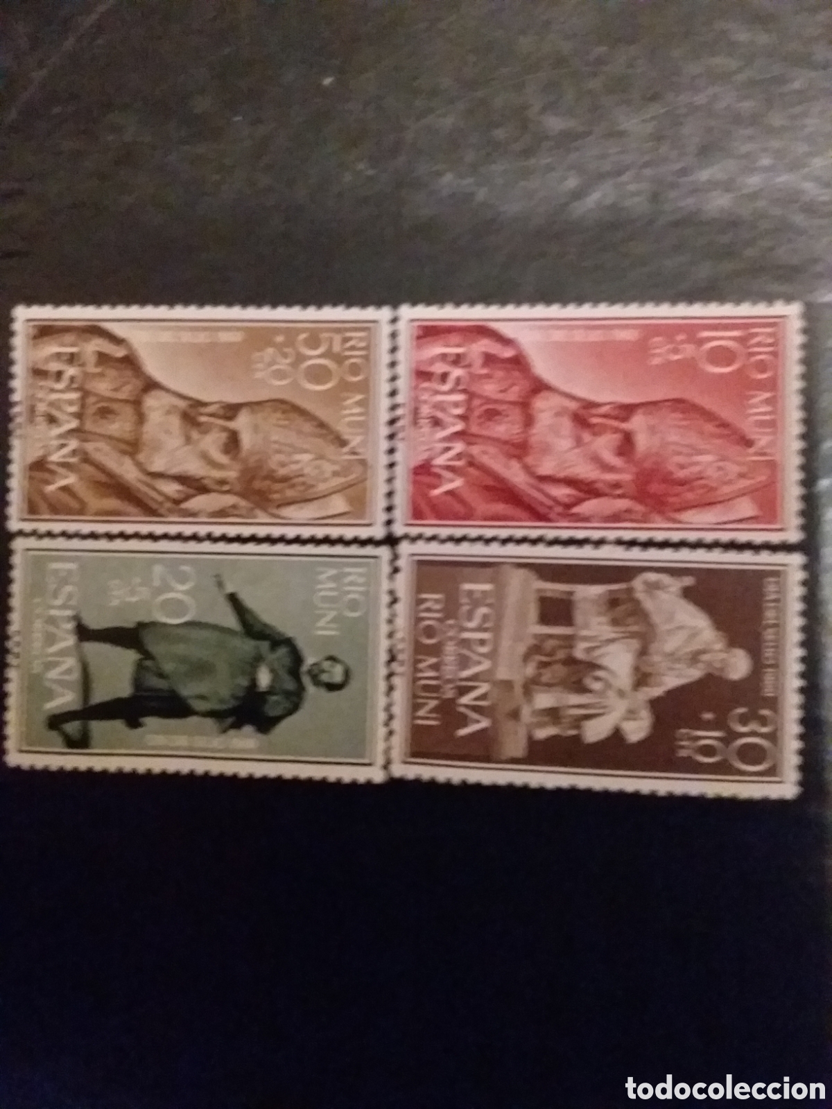 Sellos: SERIE COMPLETA SELLOS CON SE&Ntilde;AL DE FIJASELLOS 1960