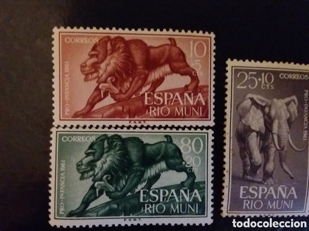 Sellos: SERIE COMPLETA SELLOS MNH ** 1961