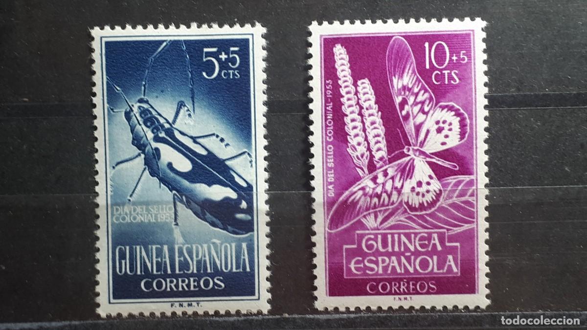 Sellos: GUINEA. A&Ntilde;O 1953. *. EDIFIL 330/1