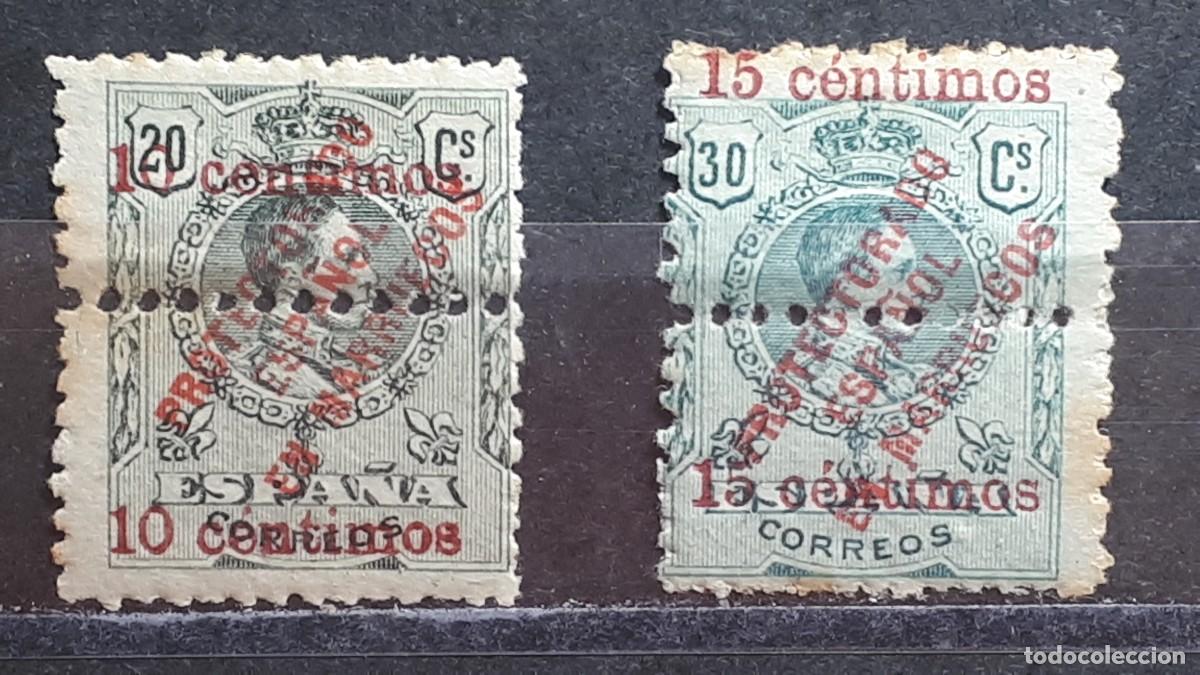 Sellos: MARRUECOS. A&Ntilde;O 1920. *. EDIFIL 64/5