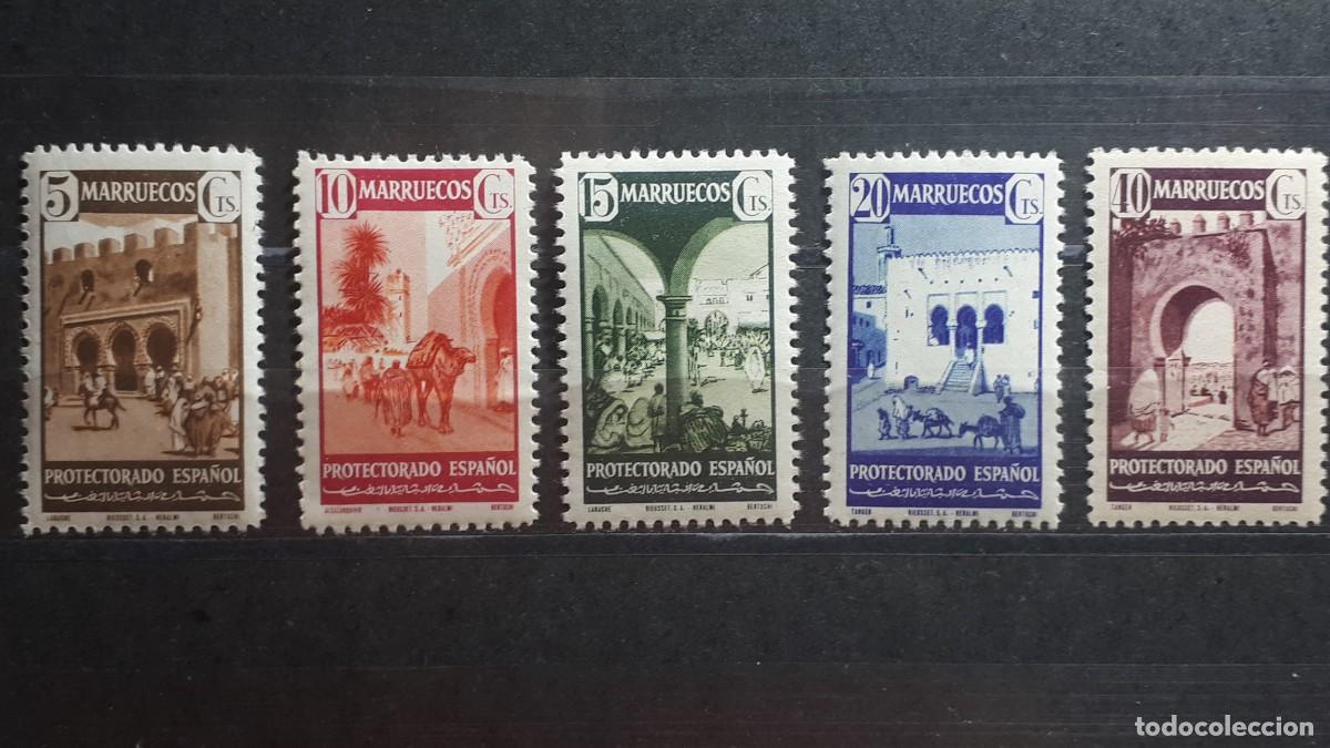 Sellos: MARRUECOS. A&Ntilde;O 1941. *. EDIFIL 234, 236/8, 240